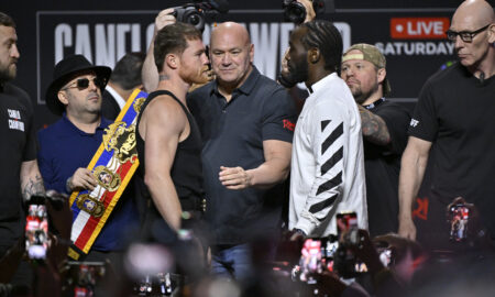 Canelo Álvarez y Terence Crawford encendieronLas Vegas