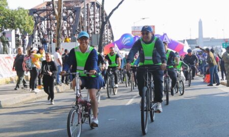 Aspecto de Rodada por la PAz en Ecatepec