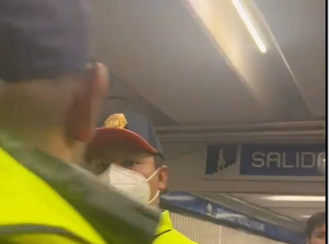 SSC da acompañamiento a policía agredido por mujer en el Metro