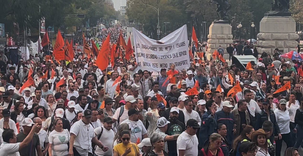 Trabajadores deñ metro