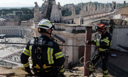 Foto: Vatican news / Chimenea en Capilla Sixtina