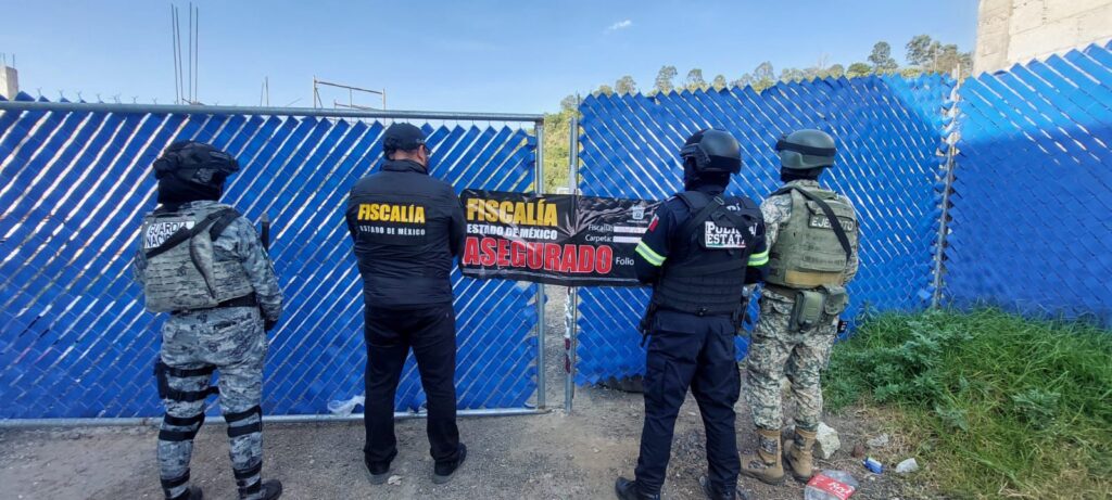Más de mil inmuebles ya fueron asegurados en la operación Restitución en el Edomex