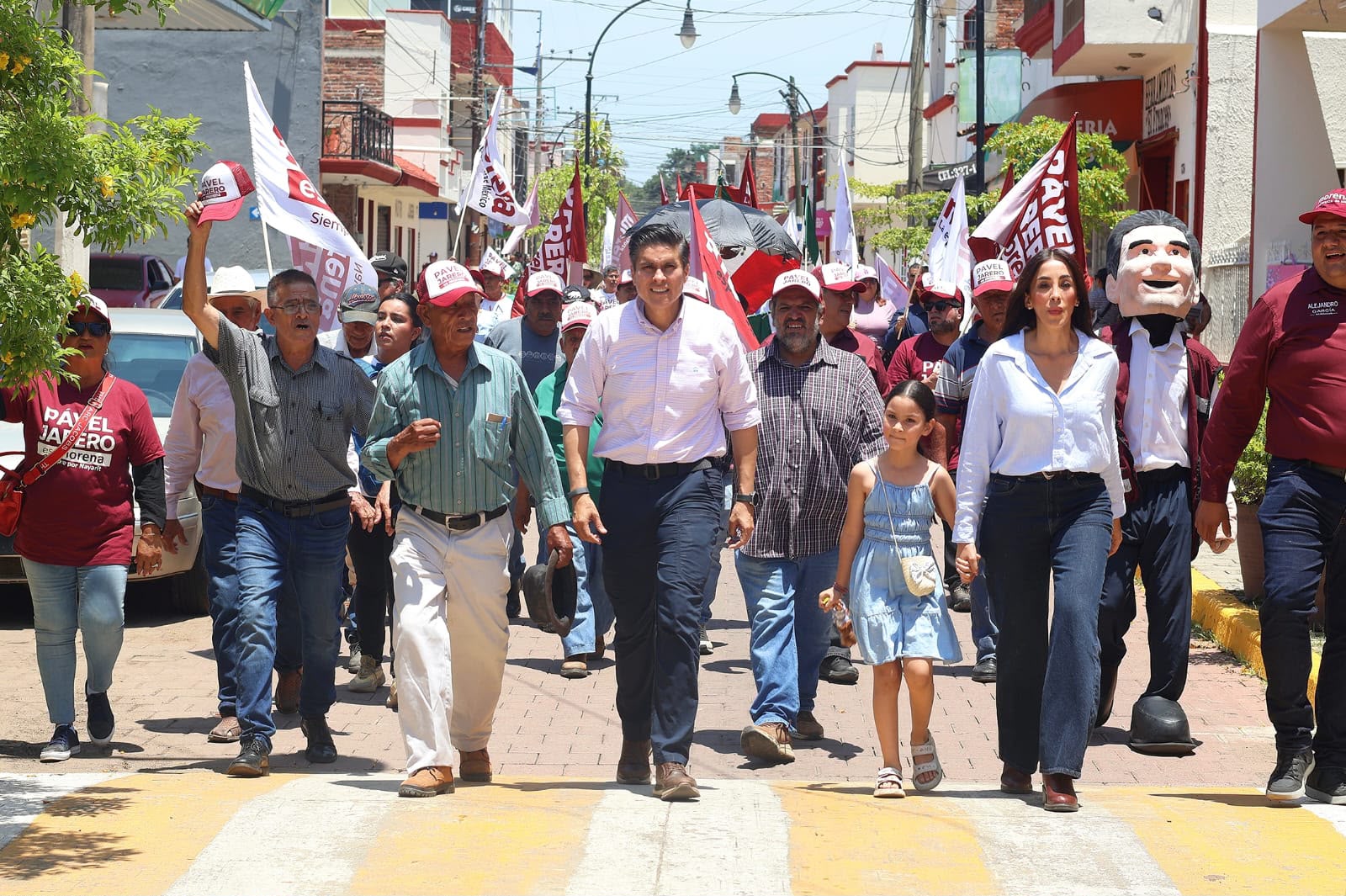 Para Profundizar y Defender la Transformación, Va Pável por Tres Asambleas Distritales Federales en Nayarit