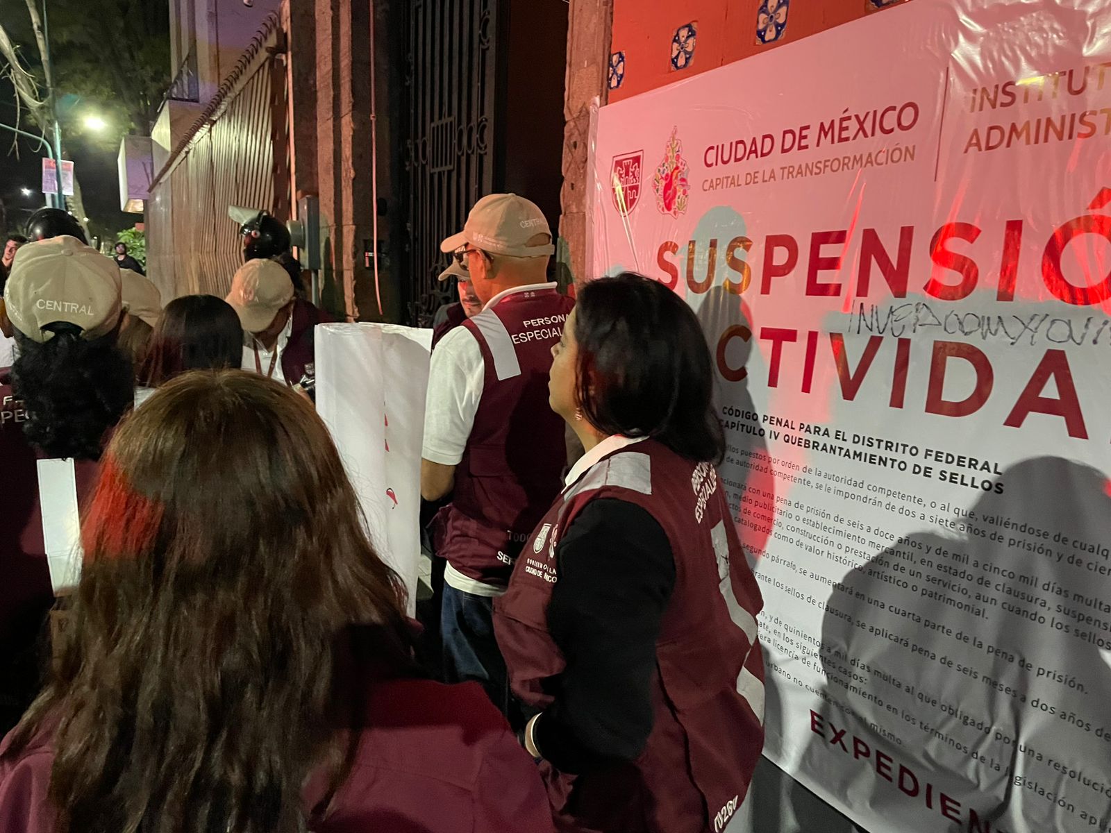 Suspenden dos eventos por no contar con medidas de seguridad en la Cuauhtémoc