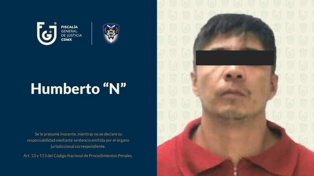 Fiscalía CDMX aprehende a supuesto integrante del grupo delictivo “Los Intocables”