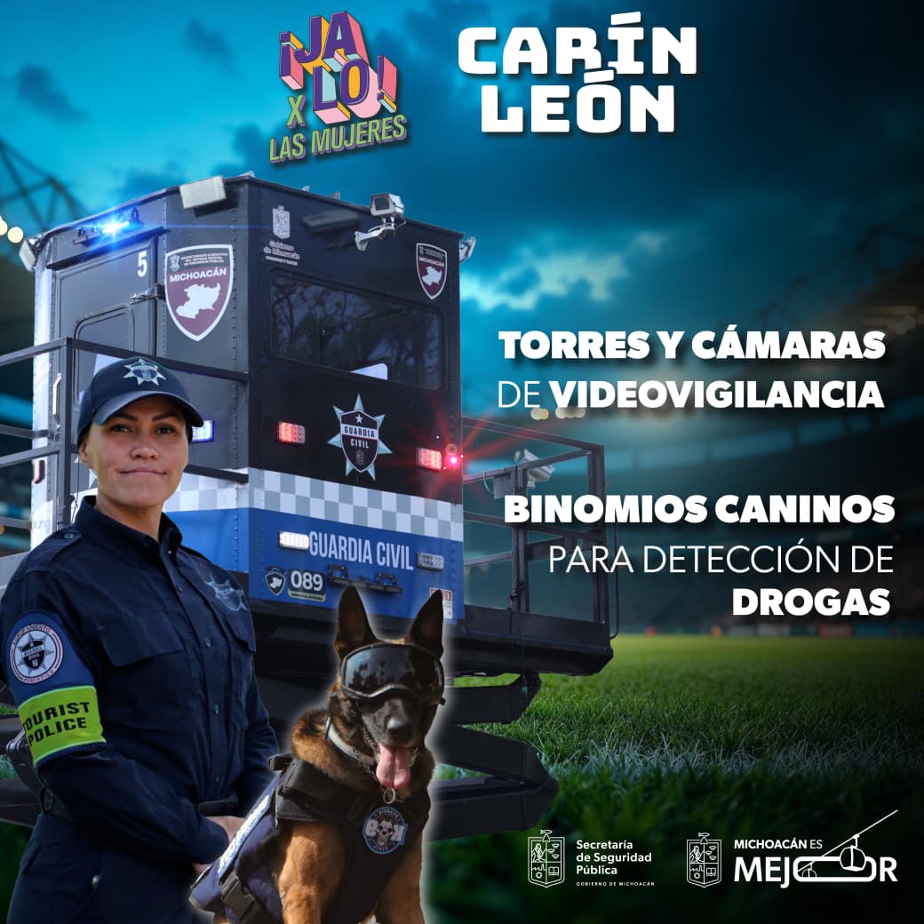 Listo operativo para ver a Carín León en Michoacán: SSP