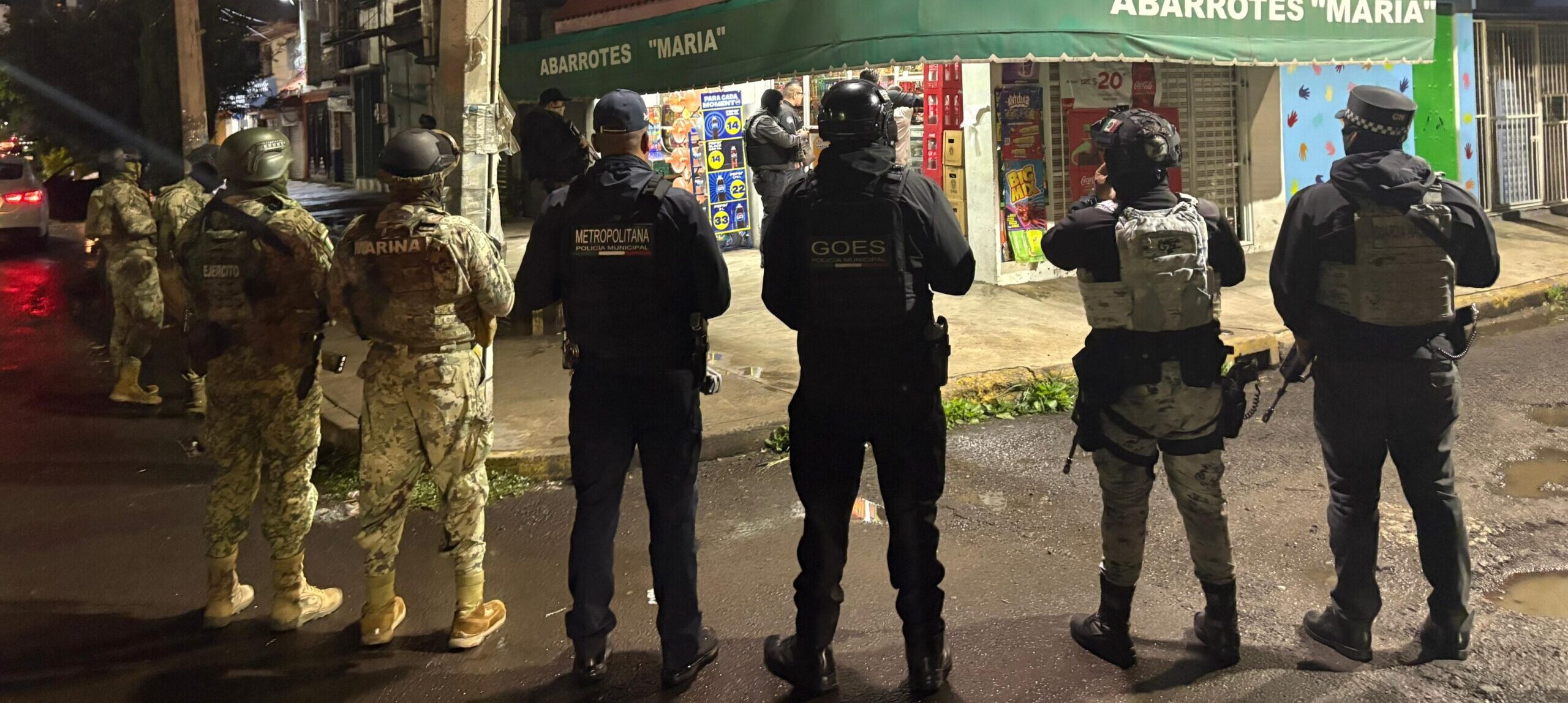 Iban cargados los de "La Choquiza" con armas, droga y billetiza cuando los agarraron