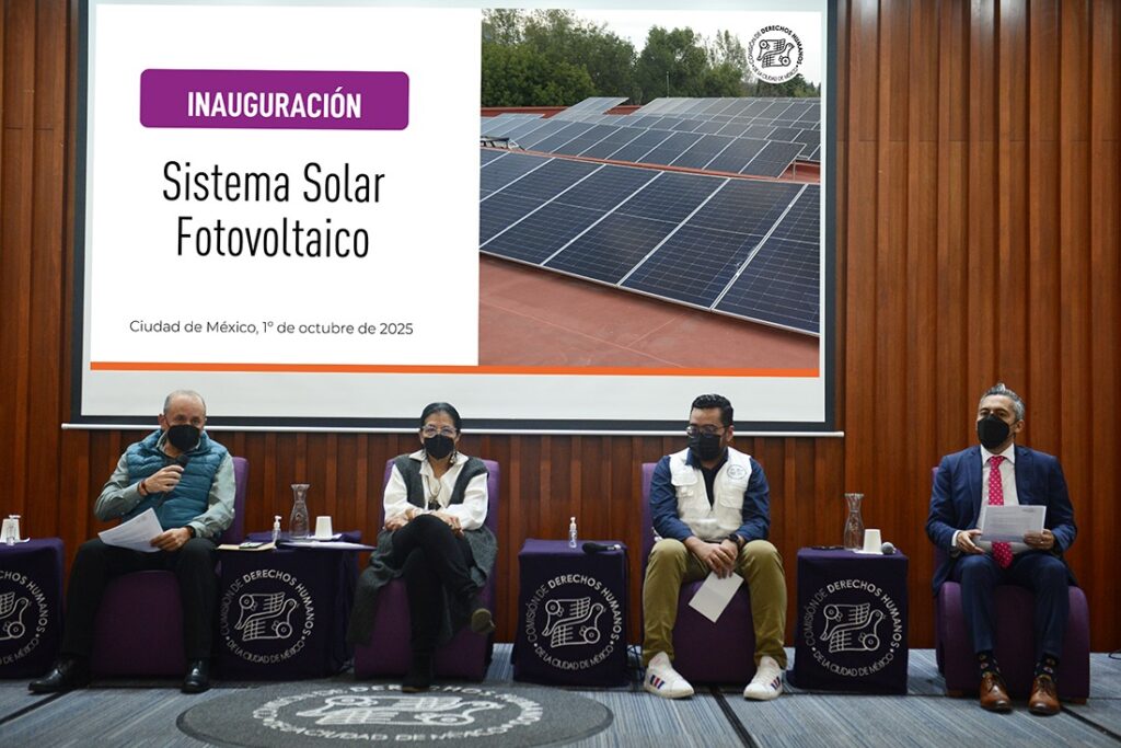 Sistema sola fotovoltaico reducirá 50% del consumo eléctrico del ediificio de la SDHCM