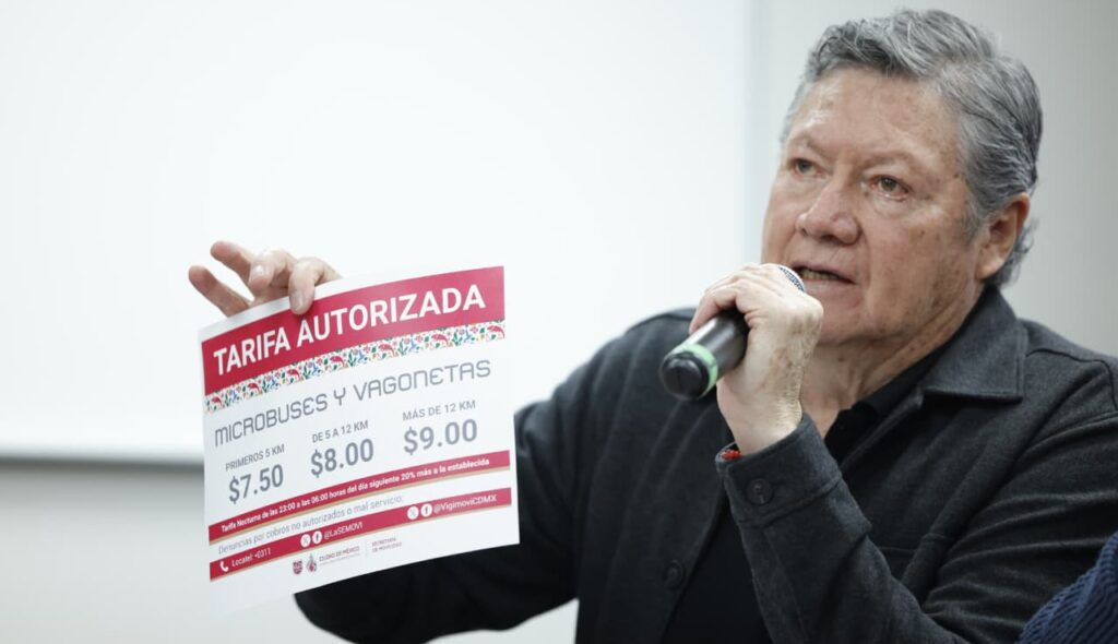 El aumento a la tarifa del transporte aplica cuando tengan la calcomanía afirmó Ulises García Nieto