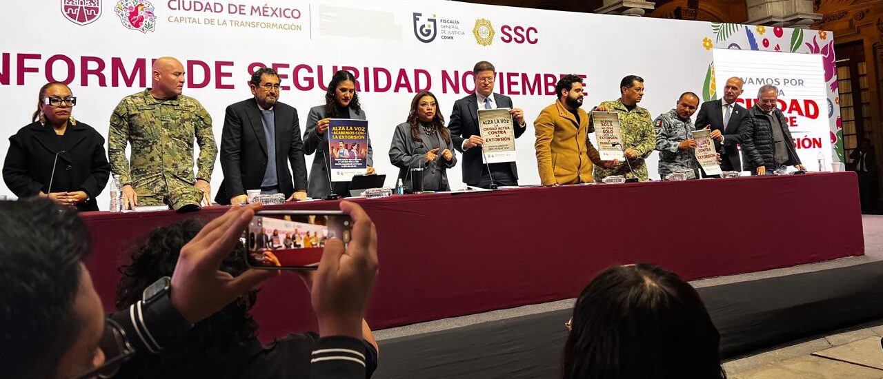 Lanza GCDMX acciones contra las extorsiones