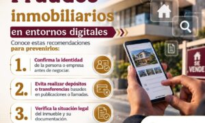Alerta la SSPC sobre fraudes inmobiliarios en entornos digitales