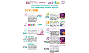 Calendario de deportes en este mes