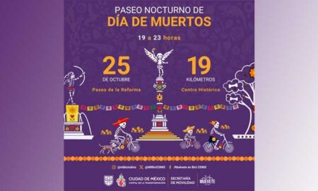 "Muévete en bici" anuncia su paseo nocturno de Día de Muertos