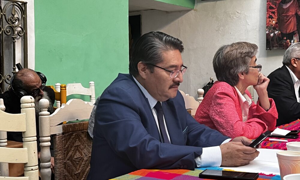 El periodista Noel Alvarado en el Foro Nacional de Periodistas