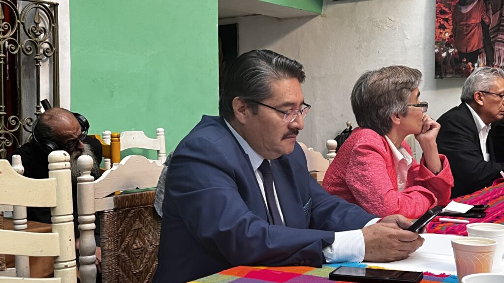 El periodista Noel Alvarado en el Foro Nacional de Periodistas